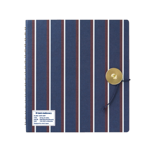 No.8820　British Stripe Navy/Burgundy