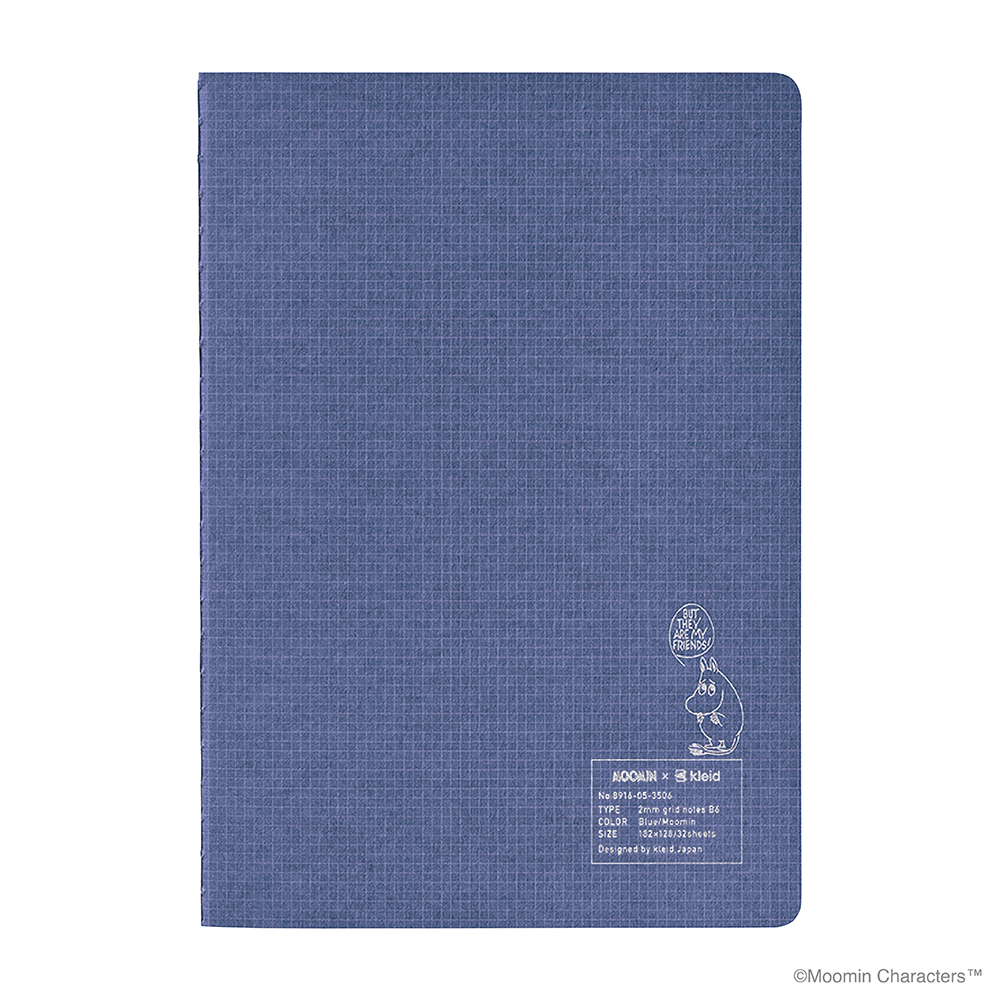 MOOMIN×kleid 2mm grid notes B6