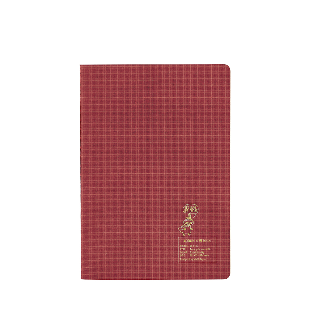 MOOMIN×kleid 2mm grid notes B6