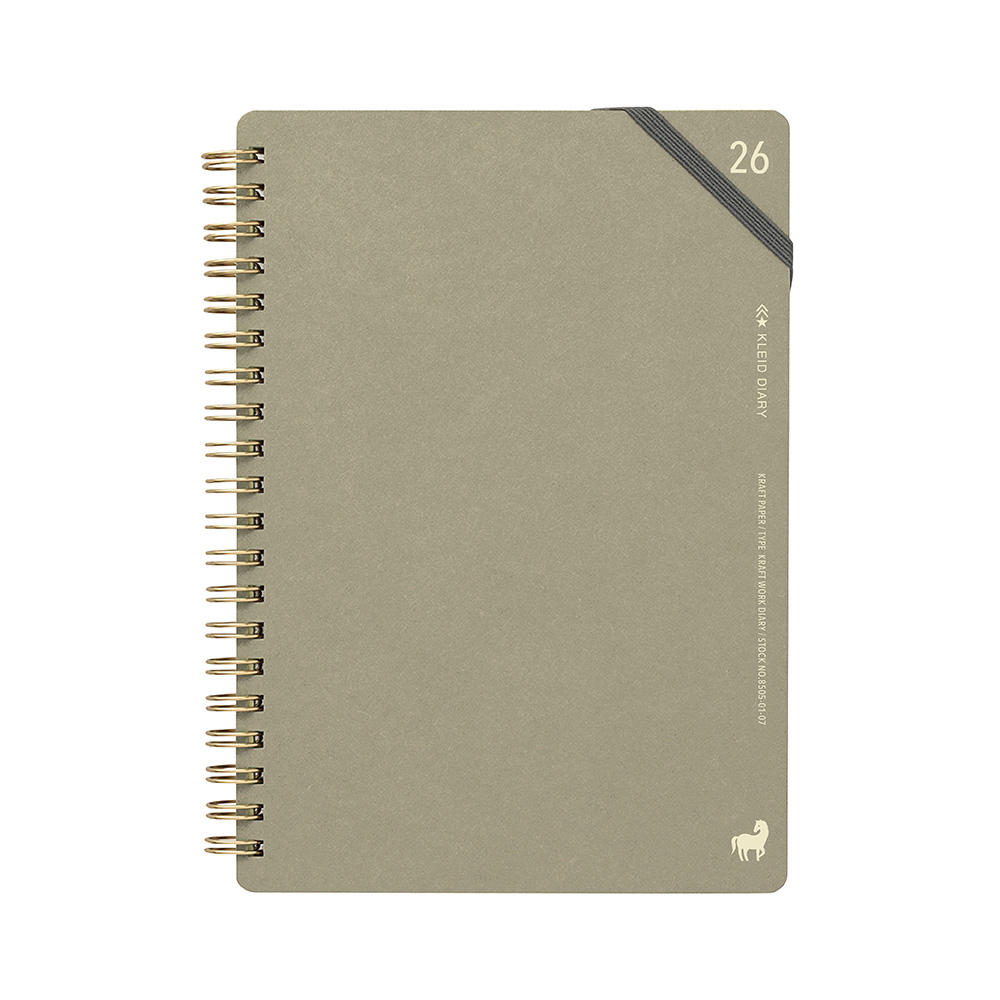 Kraft work diary B6